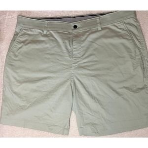 Nike DRI FIT Flat Front Shorts Light Green #56323 SZ 40